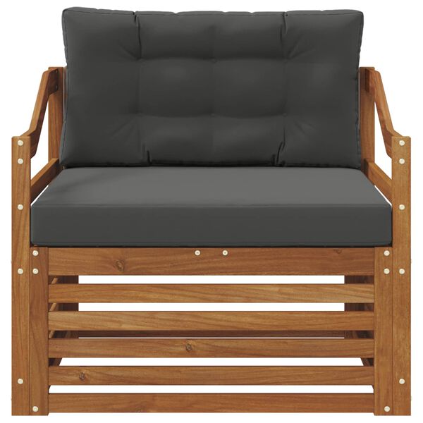 vidaXL Buiten bankenset Massief Acaciahout Naturel