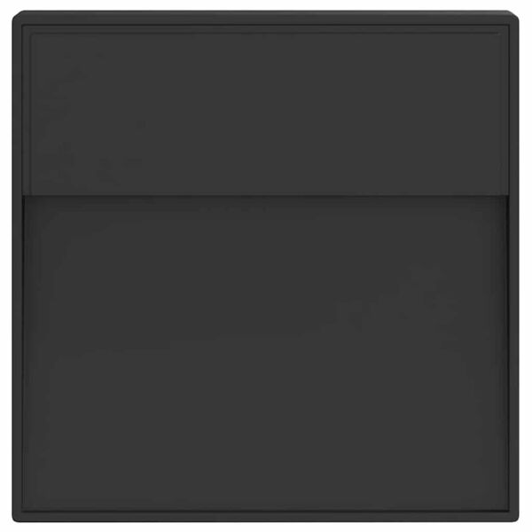 vidaXL Buitenwandlamp LED gegoten aluminium zwart