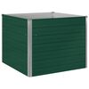 vidaXL Plantenbak verhoogd 100x100x77 cm gegalvaniseerd staal groen