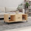 vidaXL Salontafel 102x50x40 cm bewerkt hout sonoma eikenkleurig