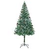 vidaXL Kunstkerstboom met 300 LED Groen 180 cm PVC en Staal