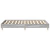vidaXL Bedframe zonder matras 120x200 cm spaanplaat grijs sonoma