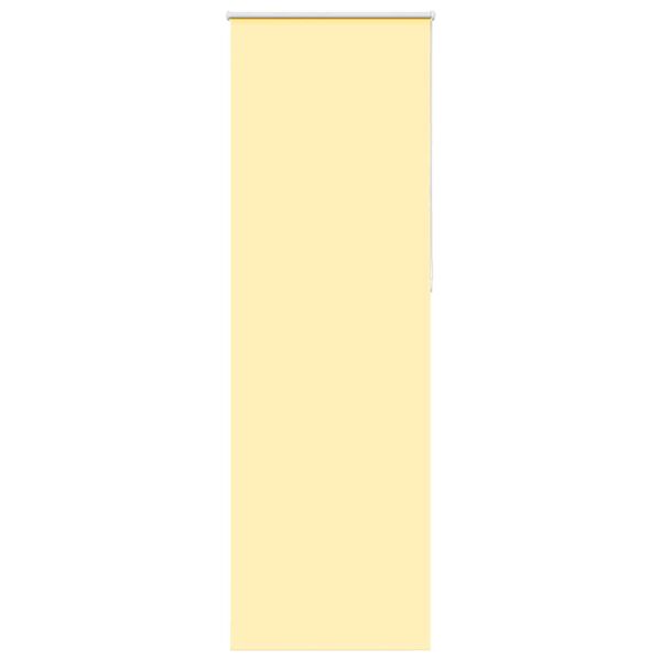 vidaXL Rolgordijn verduisterend 80x230 cm stofbreedte 75,7cm geel