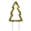 vidaXL Kerstverlichting kerstboom 3 st met grondpinnen 50 LED's 30 cm