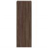 vidaXL Hoge kast 50x41x124 cm bewerkt hout bruin eikenkleur