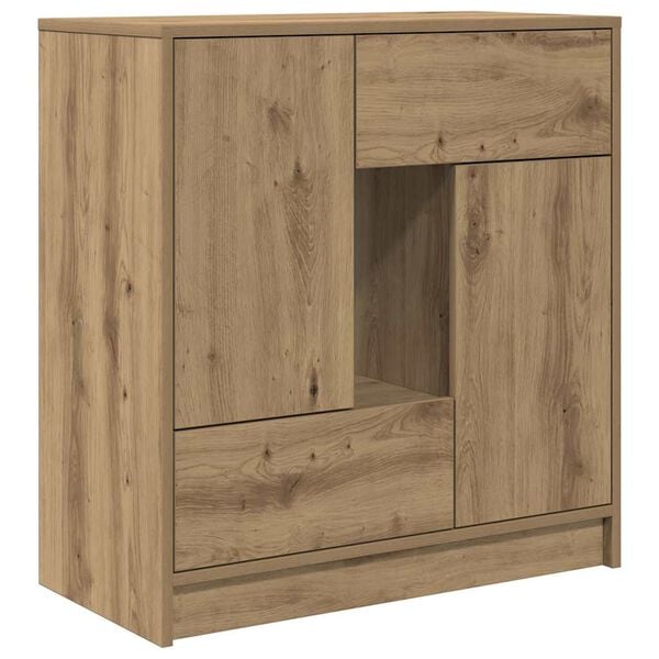 vidaXL Dressoir met lades en deuren 70,5x34x74,5 cm ambachtelijk