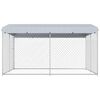vidaXL Hondenkennel voor buiten met dak 382x382x225 cm