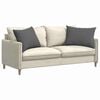 vidaXL Sofa Kussens 2 stuks Donkergrijs 70 x 50 cm Stof
