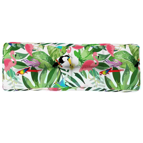 vidaXL Palletkussen 120x40x12 cm stof meerkleurig