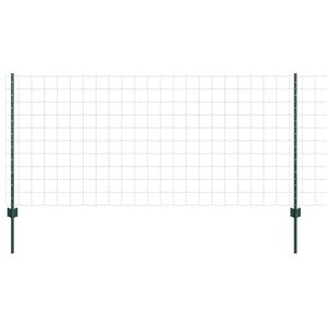 vidaXL Gelaste draadhek 25 x 1 m (B x H) PVC-Coated Staal Groen Mesh