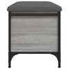 vidaXL Opbergbankje 62x42x45 cm bewerkt hout grijs sonoma eikenkleurig