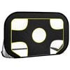 vidaXL Voetbaldoel met doelwit 120x80x80 cm polyester