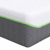 vidaXL Matras Wit en Grijs 90 x 200 cm Jacquard stof