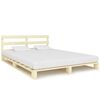 vidaXL Bedframe pallet massief grenenhout 180x200 cm
