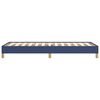 vidaXL Bedframe zonder matras 80x200 cm stof blauw