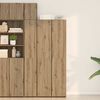vidaXL Highboard artisanaal eikenkleurig 70 x 42,5 x 185 cm