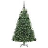vidaXL Kunstmatige Inklapbare Kerstboom Groen 150 cm PVC en Metaal