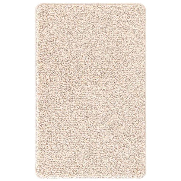 vidaXL Antislip Badmat Cr&egrave;me 60 x 90 cm PP