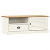 vidaXL Tv-meubel VIGO 106x40x40 cm massief grenenhout wit