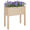 vidaXL Plantenbak 70x31x70 cm massief grenenhout