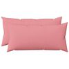 vidaXL Kussensloop 2 st HEERLEN Roze 40 x 70 cm Stof