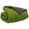 vidaXL Winter Dekbed Groen en Antraciet 240 x 200 cm Microfiber