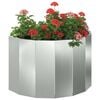 vidaXL Plantenbak Zilver 60 x 30 x 35 cm Gegalvaniseerd staal