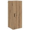 vidaXL Wandkast Artisan Eiken 34,5 x 34 x 90 cm Bewerkt hout