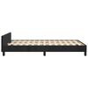 vidaXL Bedframe zonder matras 120x200 cm fluweel zwart