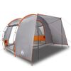 vidaXL Autotent 2-persoons waterdicht grijs en oranje