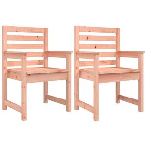 vidaXL Tuinstoelen 2 st 60x48x91 cm massief douglashout