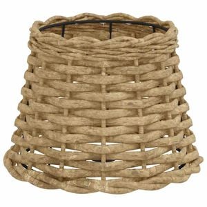 vidaXL Lampenkap &Oslash;20x15 cm wicker bruin