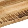vidaXL Tafelblad met natuurlijke rand 110x80x2,5 cm massief mangohout