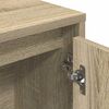 vidaXL Boekenkast 89x24x101,5 cm bewerkt hout sonoma eikenkleurig