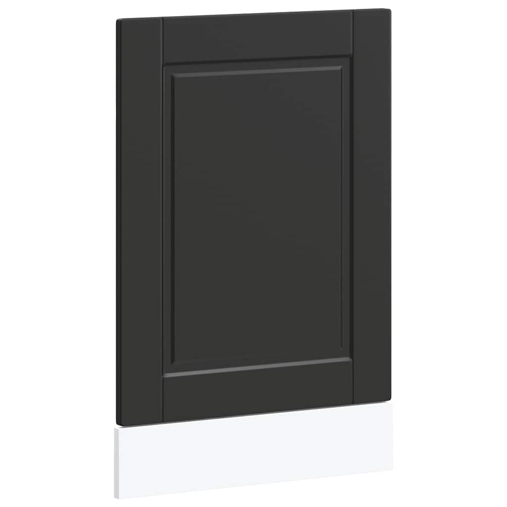 vidaxl vidaXL Vaatwaspaneel Porto 45x1 5x67 cm bewerkt hout zwart