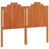 vidaXL Hoofdbord 135 cm massief grenenhout wasbruin
