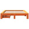 vidaXL Bedframe zonder matras massief grenenhout wasbruin 140x200 cm