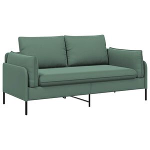 vidaXL 2-Zits Sofa Zeegroen 188 x 81 x 89 cm fluweel