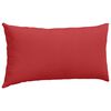 vidaXL Sofa Kussens 2 stuks Rood 80 x 40 cm Stof