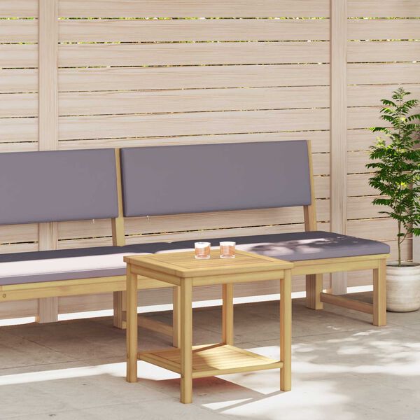 vidaXL Bijzettafel Olie naturel 45 x 45 x 45 cm Massief Acaciahout