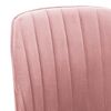 vidaXL Eetkamerstoelen 6 st fluweel roze
