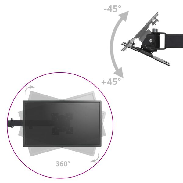 vidaXL Monitorbeugel drievoudig 13"-23"