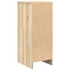 vidaXL Dressoir 29,5x34x76 cm bewerkt hout sonoma eikenkleurig