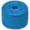 vidaXL Werktouw 24 mm 25 m polypropeen blauw