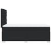 vidaXL Boxspring met matras kunstleer zwart 90x200 cm