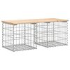 vidaXL Tuinbank Schanskorfontwerp 103x44x42 cm massief grenenhout