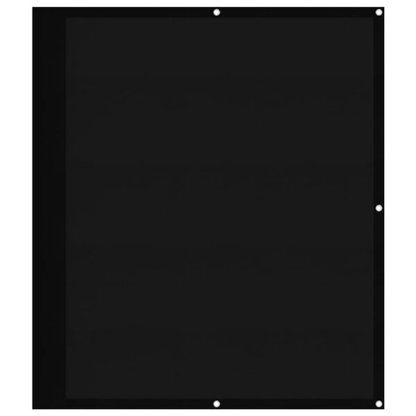 vidaXL Balkonscherm 120x700 cm 100% oxford polyester zwart