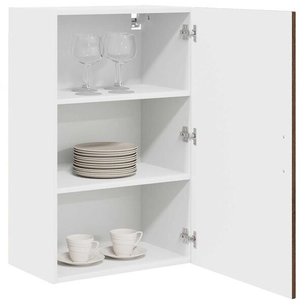 vidaXL Keukenkast Kalmar Bruin Eiken 50 x 31 x 80 cm Bewerkt hout