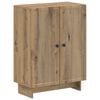 vidaXL Badkamer Opbergkast EDE Artisanaal eiken 59,5 x 31 x 80 cm