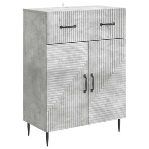 vidaXL Dressoir Betongrijs 66 x 34,5 x 89,5 cm Bewerkt hout
